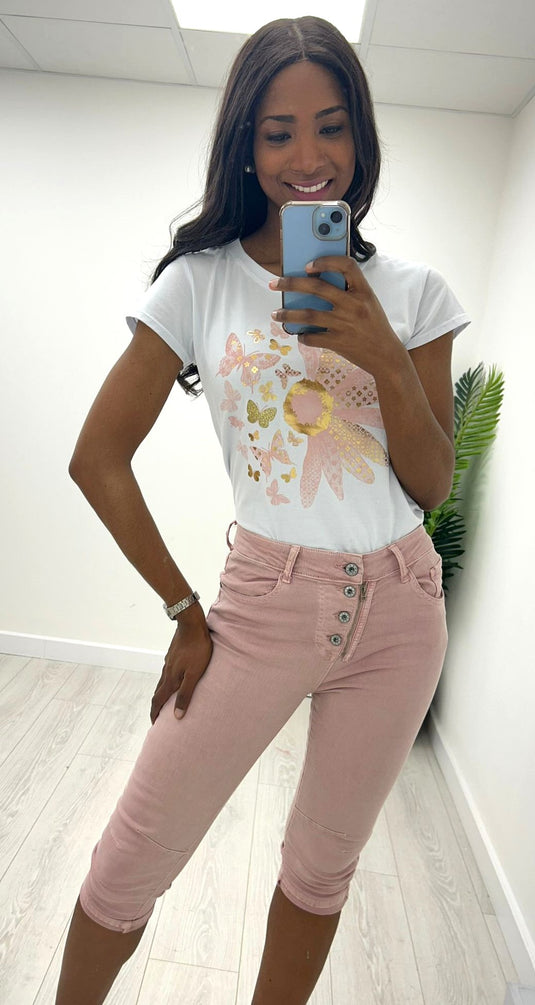 Melly & Co Cropped Jeans