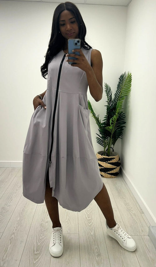 Zuri Zip Dress