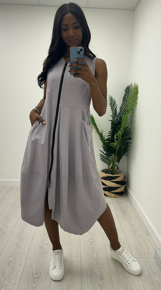 Zuri Zip Dress