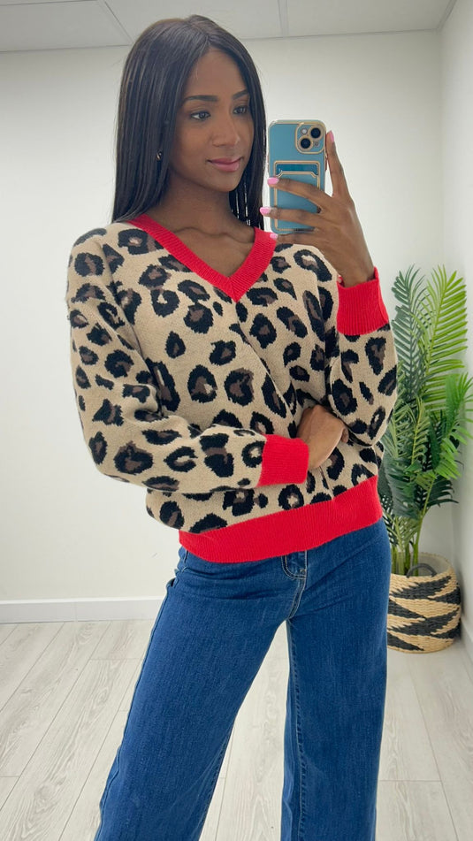 Rosie Leopard Jumper