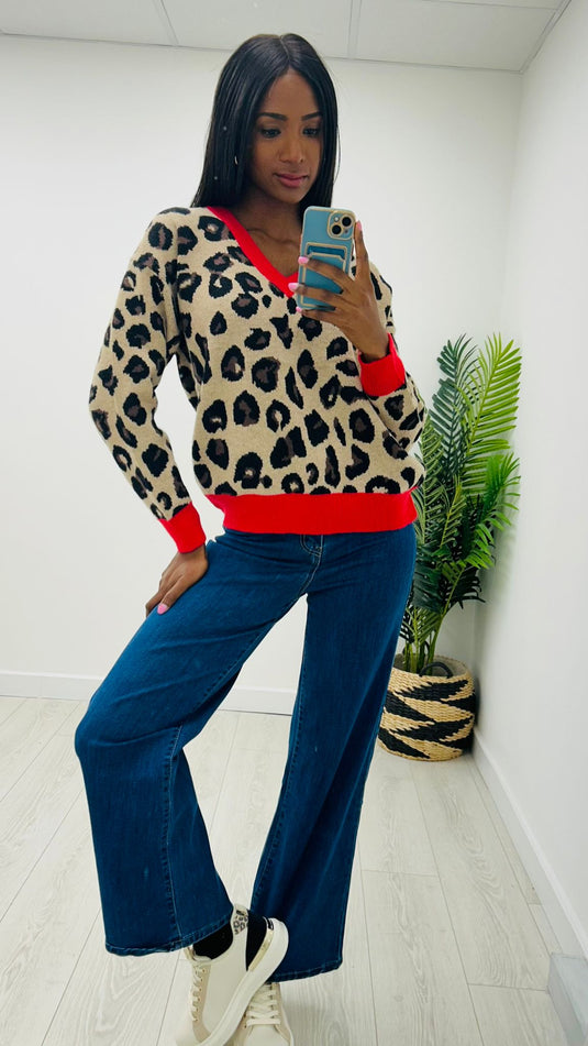 Rosie Leopard Jumper