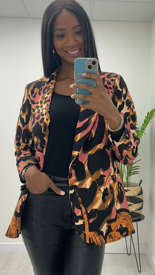 Abigail Printed Blazer