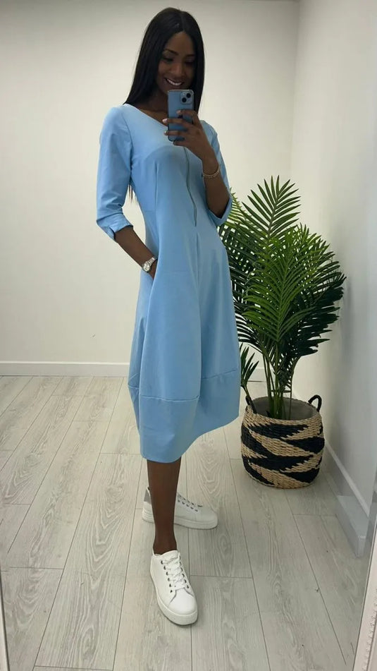 Zaria Zip Dress